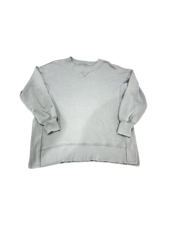 aerie Tops - Aerie Oversized Crewneck Sweatshirt Slate Gray Blue XS Cozy Athleisure